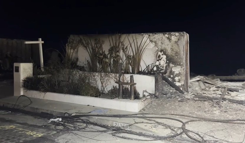 Ryan O'Neal's daughter reveals Malibu home he once shared with Farrah Fawcett has been destroyed in LA fires