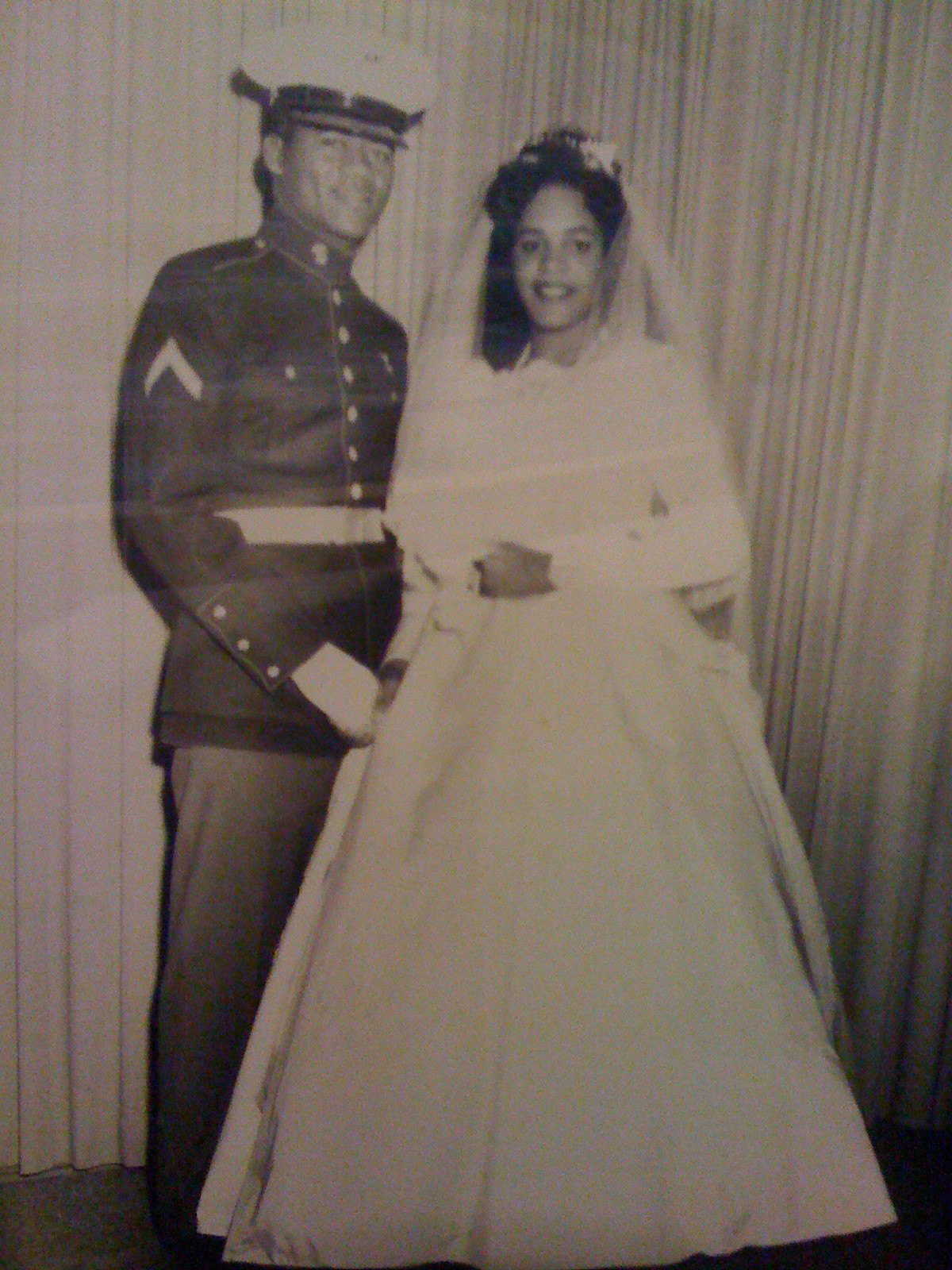 Herman and Juanita Landry wedding photo