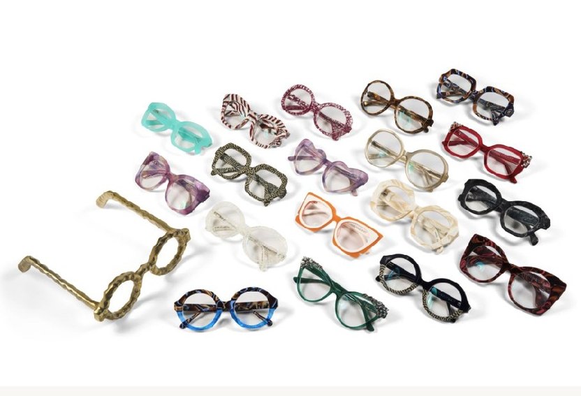 Noted for her bold and beautiful eyewear, these 18 pairs are from Apfel's 100th birthday eyewear line for Zenni.