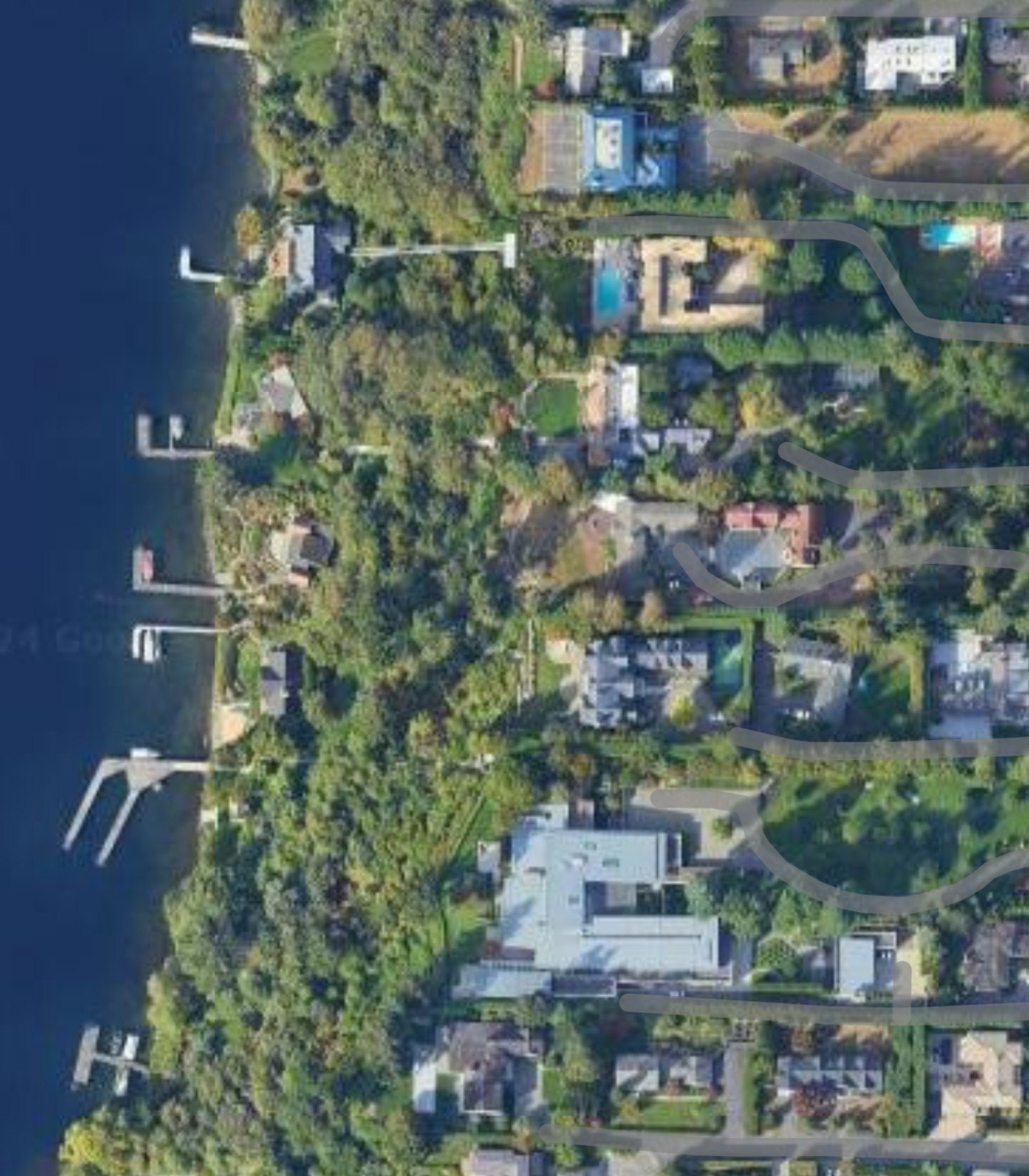 Jeff Bezos's sprawling Seattle home. 