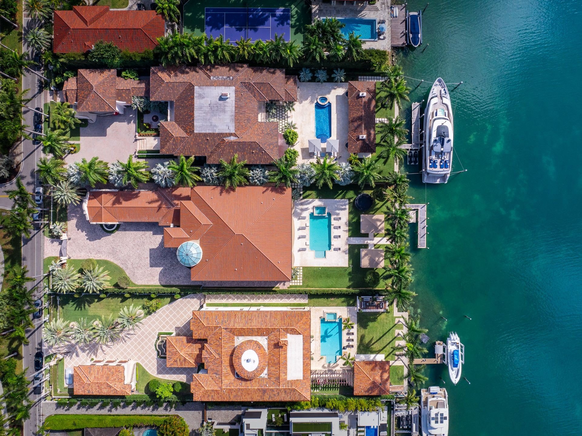 Palm Island compound waterfront view
