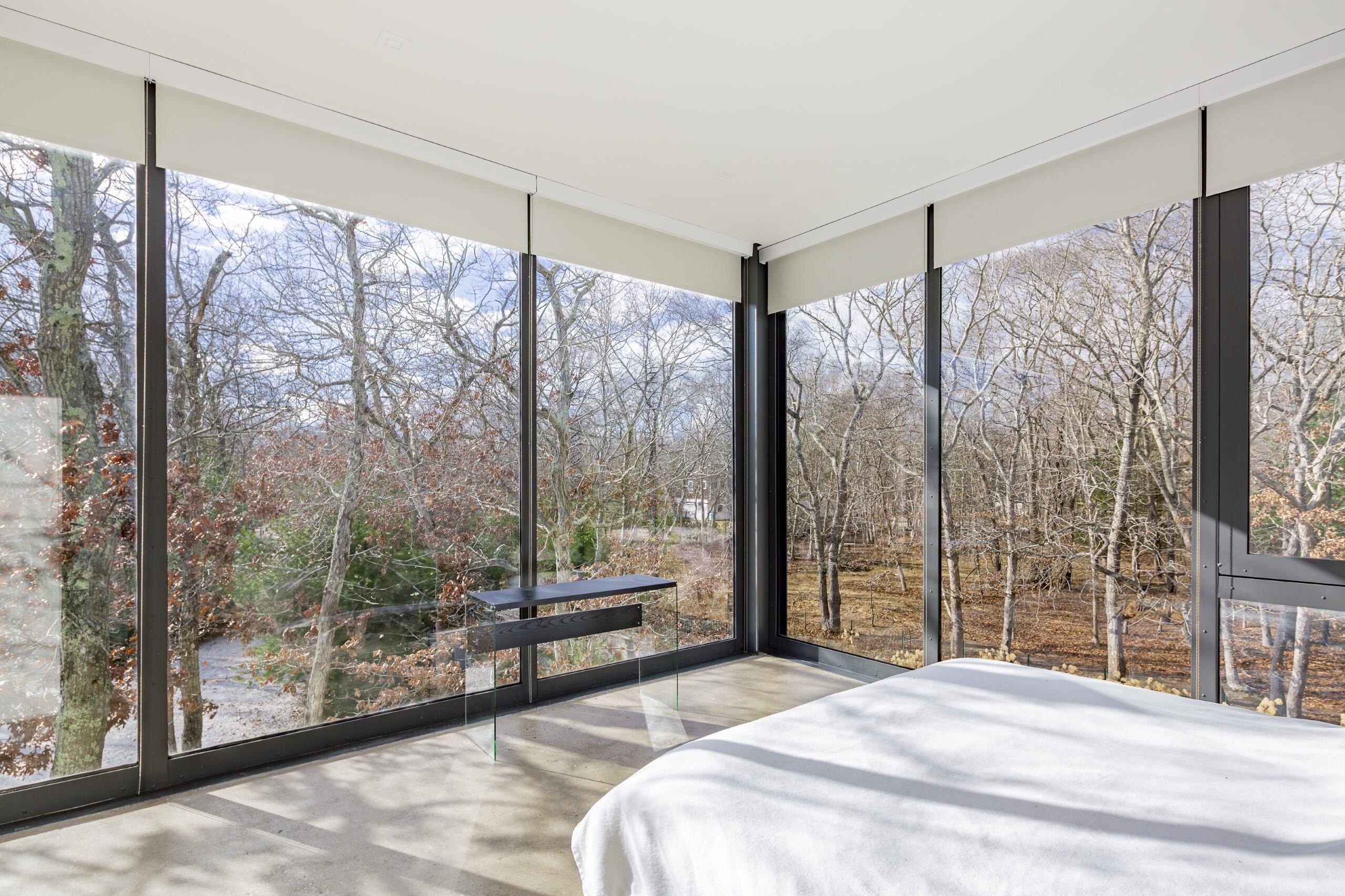 Glass House bedroom