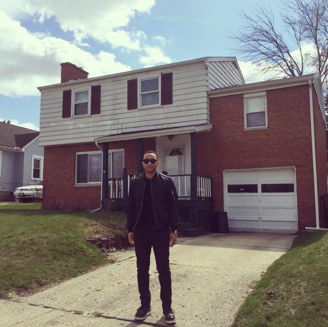 John Legend Lifts the Lid on Tumultuous Childhood In Modest $43,000 Ohio Home