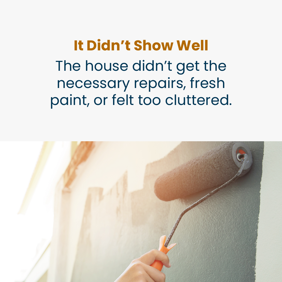 House didn't show well