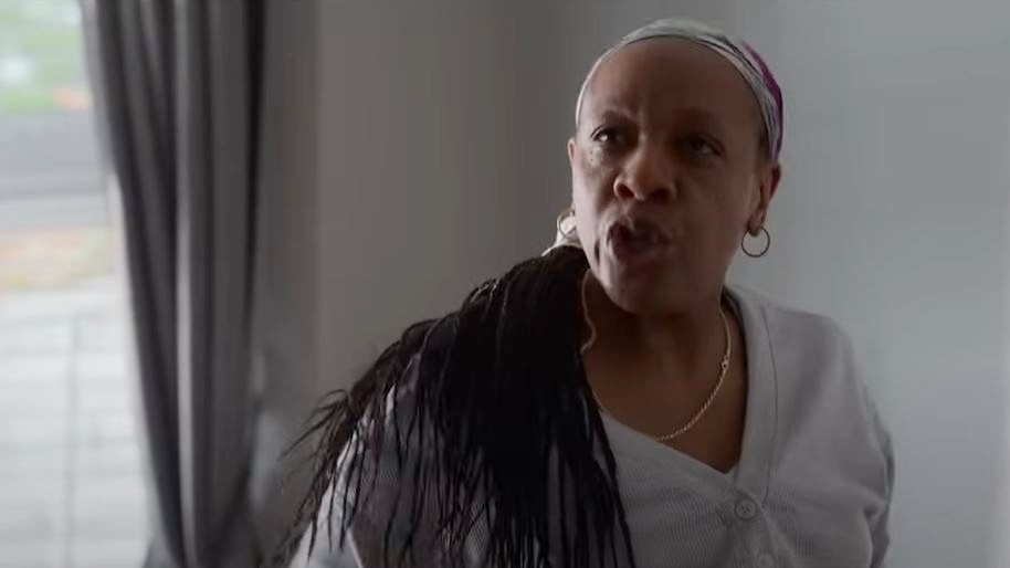 Scene from "Hard Truths"
