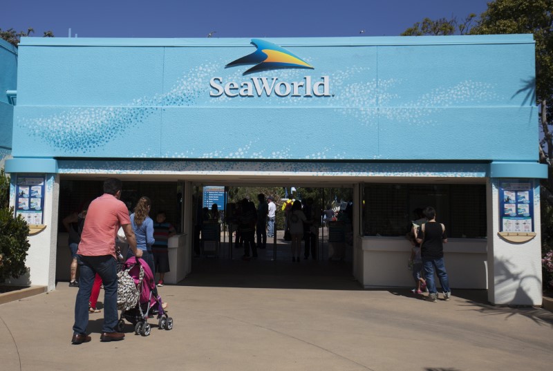 Entrance to SeaWorld San Diego