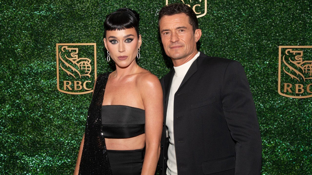 TORONTO, ONTARIO - SEPTEMBER 05: (L-R) Katy Perry and Orlando Bloom attend "The Cut" premiere party at RBC House during the Toronto International Film Festival on September 05, 2024 in Toronto, Ontario. (Photo by Ryan Emberley/Getty Images for RBC)