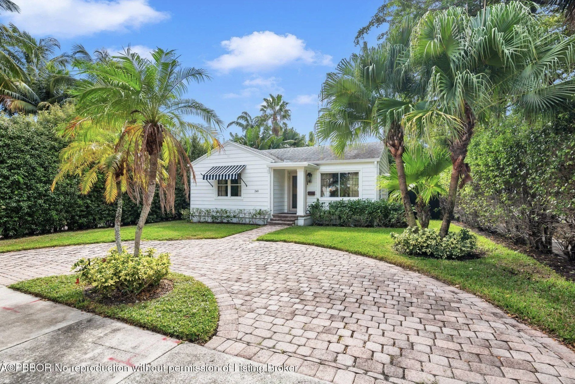 This 3-bedroom, 3-bath home at 240 Almeria Rd., West Palm Beach, FL 33405, is listed for $2.2 million. 