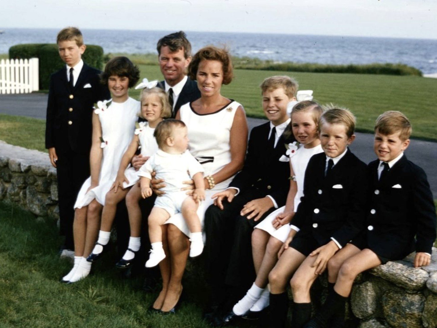 Kennedy family at Hyannis Port compound