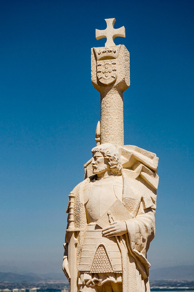 Low angle view of a sculpture, Cabrillo National Monument, San Diego, California, USA