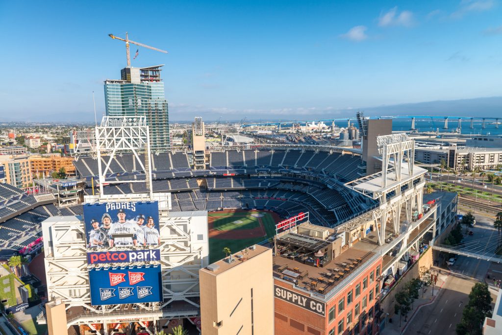 Petco Park and Coronado Bridge