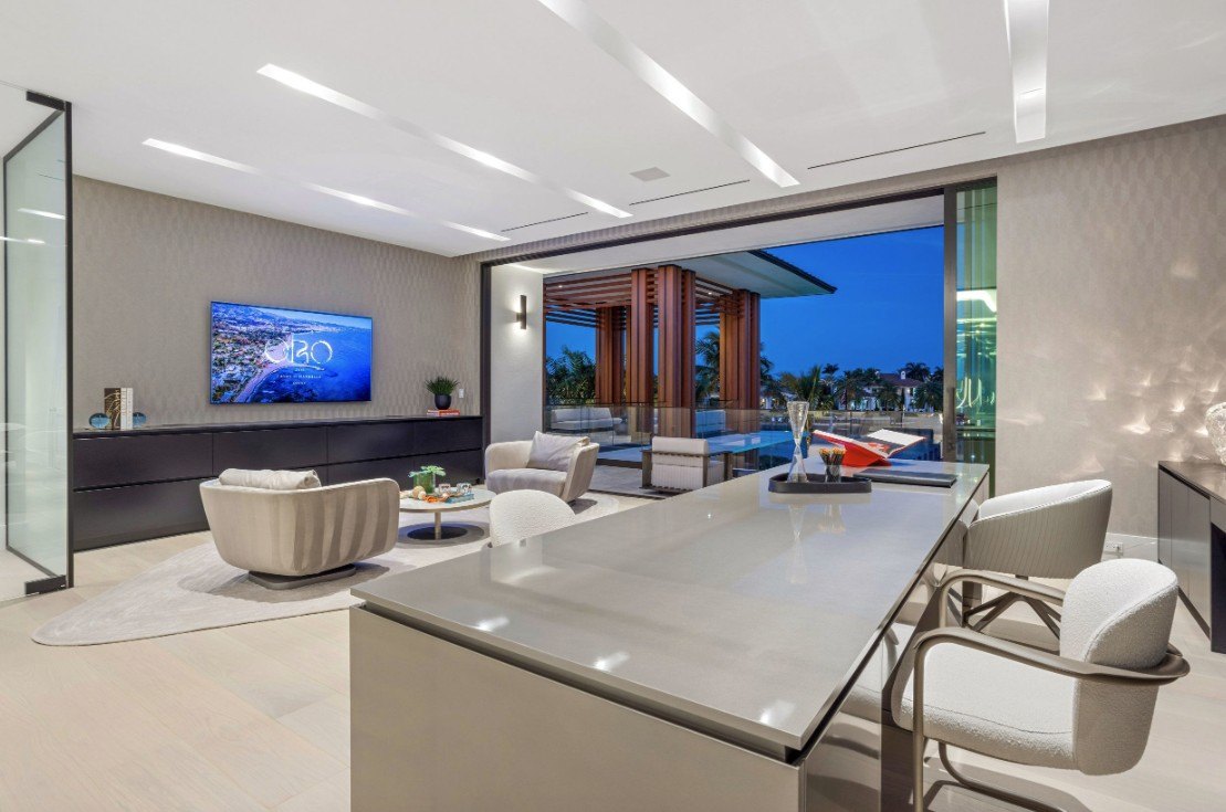 Even the office feels relaxing.