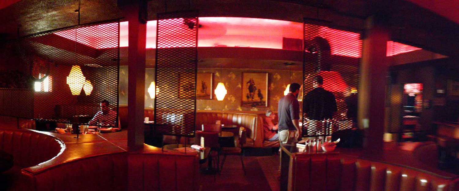Interior of San Diego steakhouse Turf Supper Club located in Golden Hill