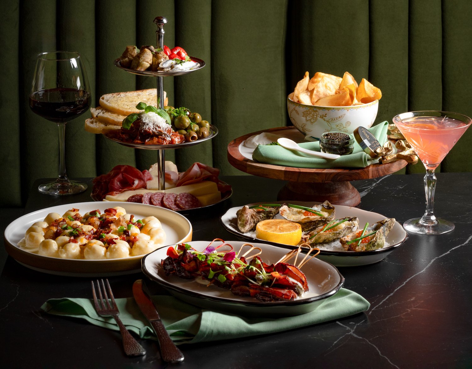 Food from San Diego Italian restaurant Lala in Little Italy part of Joe Busalacchi's Tavolo Tasting Tour
