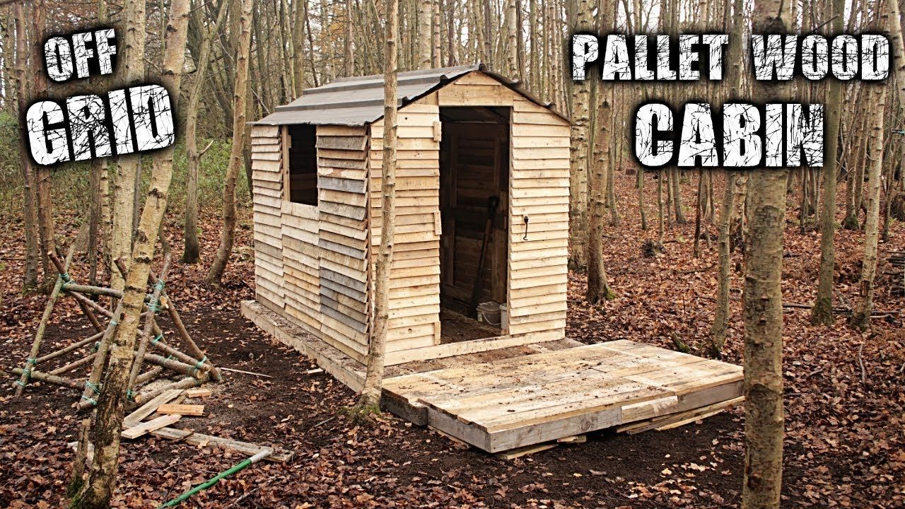 Use Pallet Wood to Build a Minimalist Cabin