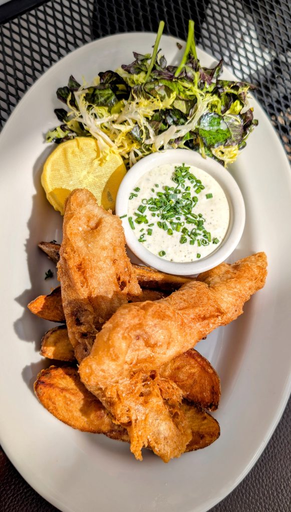 Fish and chips at Coast Range