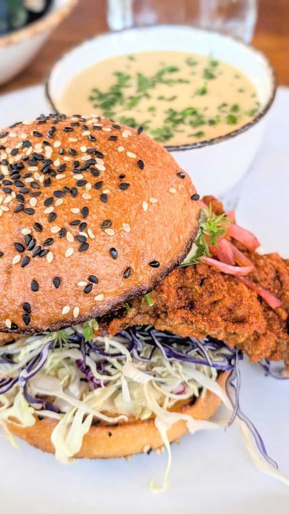 Chicken Sandwich at Peasants Feast Solvang