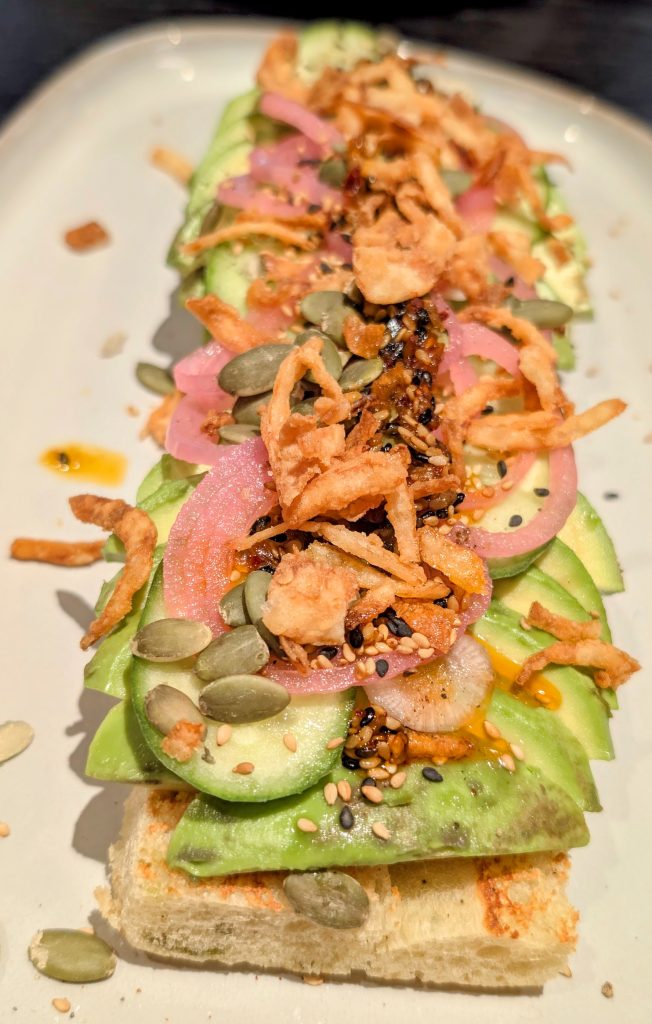 Avocado Toast at The Gathering Table Solvang
