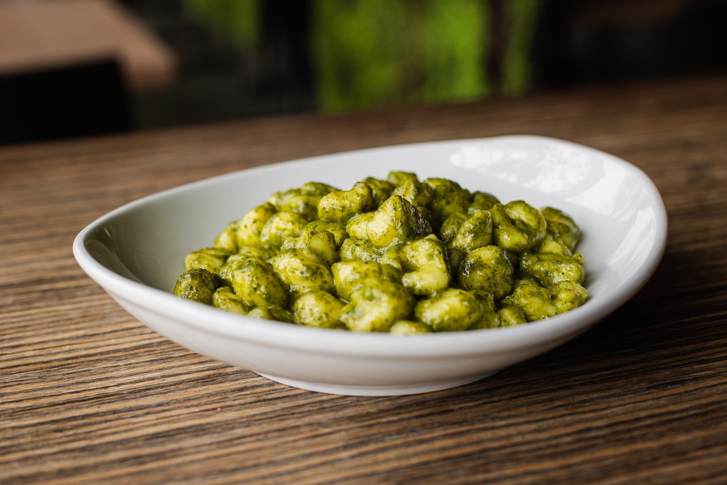Pesto Gnocchi from San Diego restaurant Bencotto Italian Kitchen in Little Italy