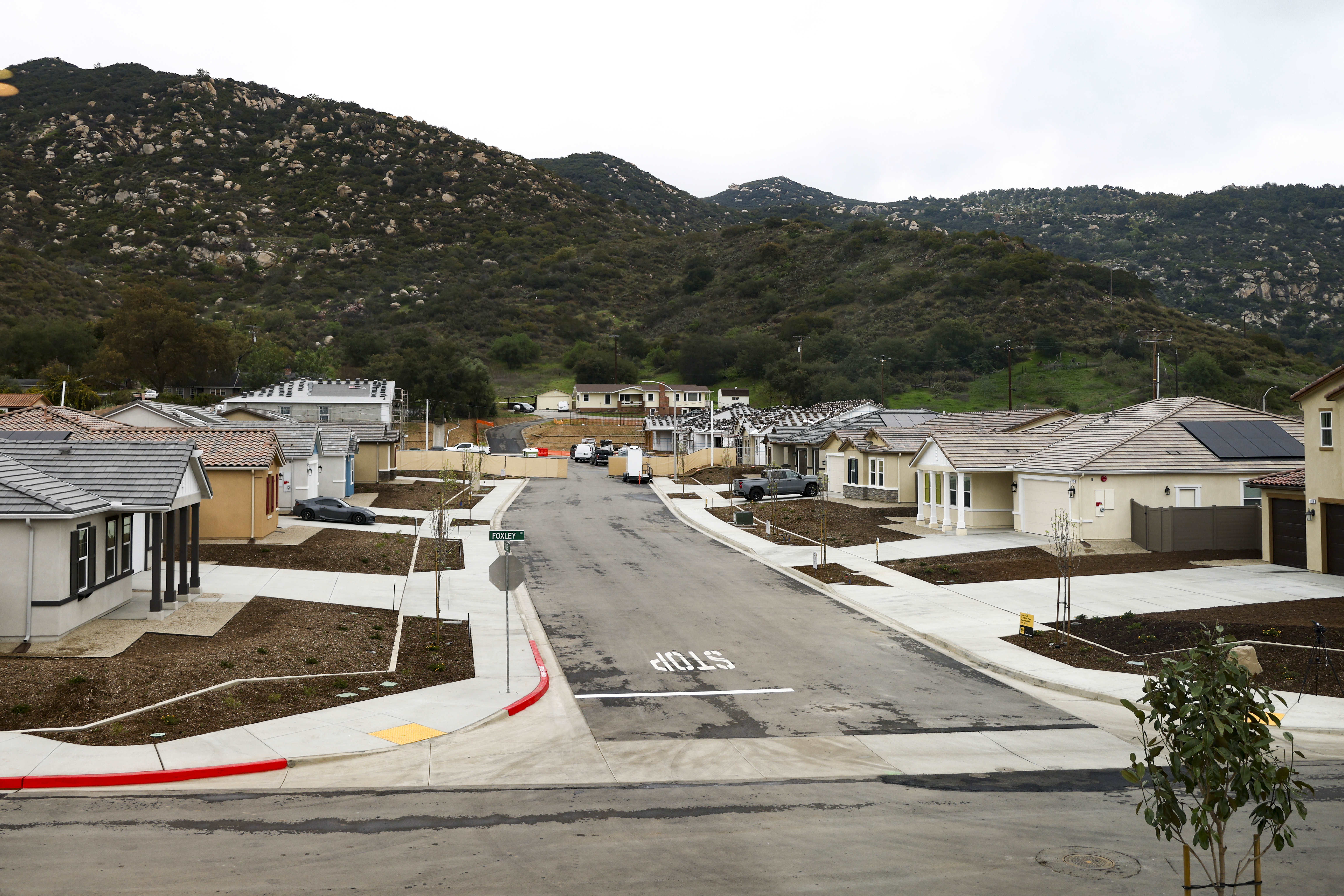 The KB Home Dixon Trail neighborhood in late March. (Meg...