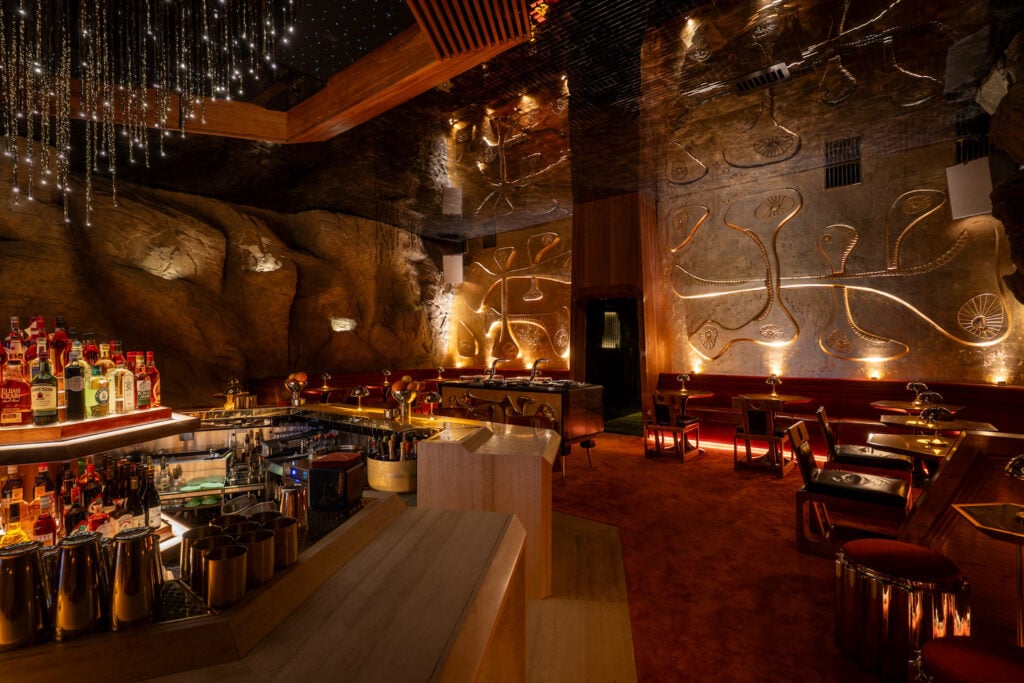 Interior of newly renovated San Diego cocktail bar Starlite owned by Consortium Holdings