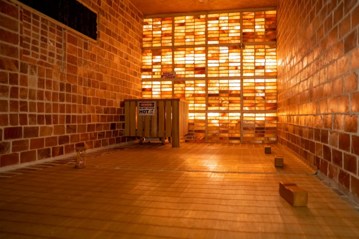 San Diego spa wellness and biohacking treatments featuring halotherapy salt therapy from Yu Spa