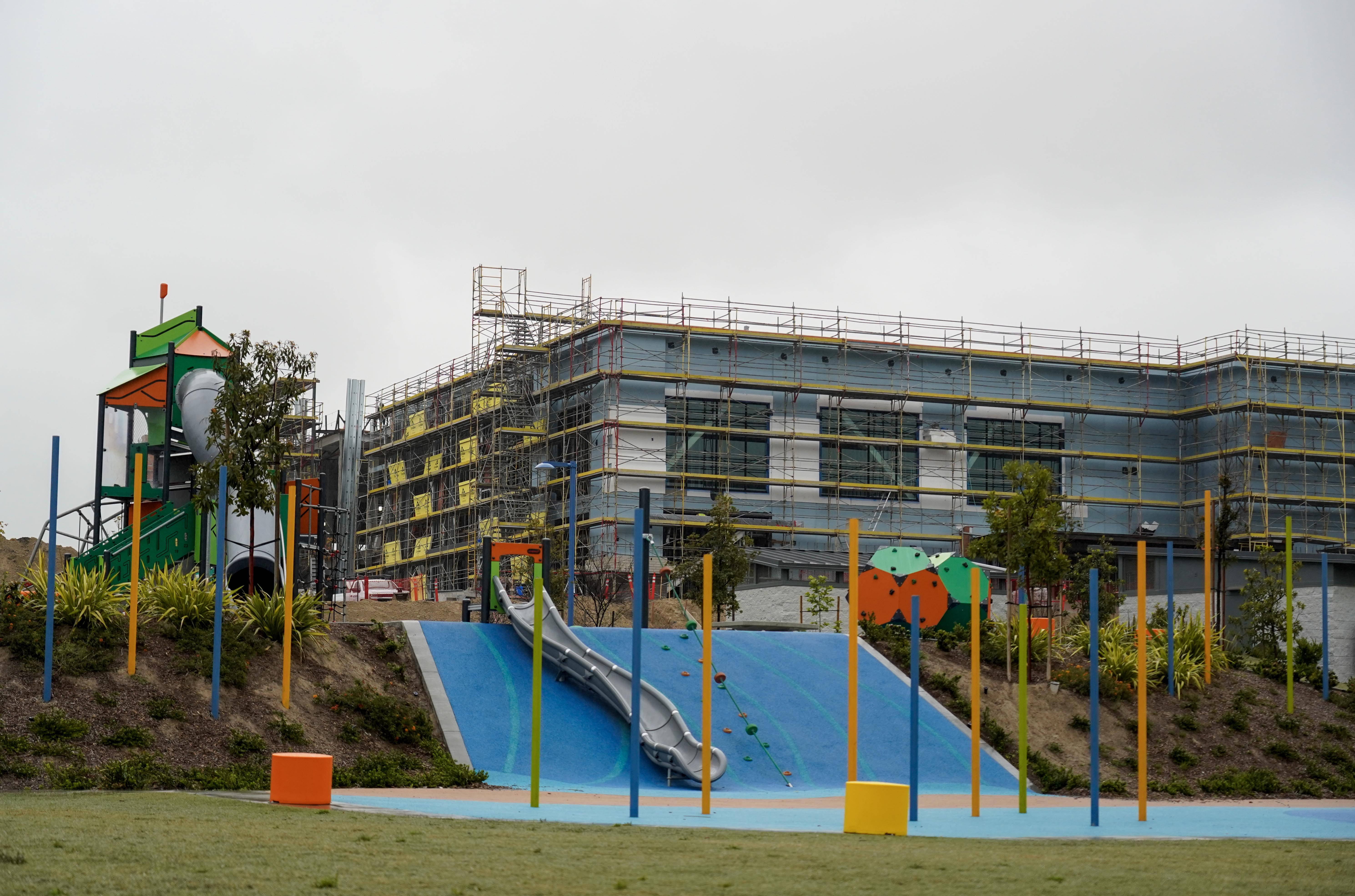 Central Square Park at Cota Vera in late March with...