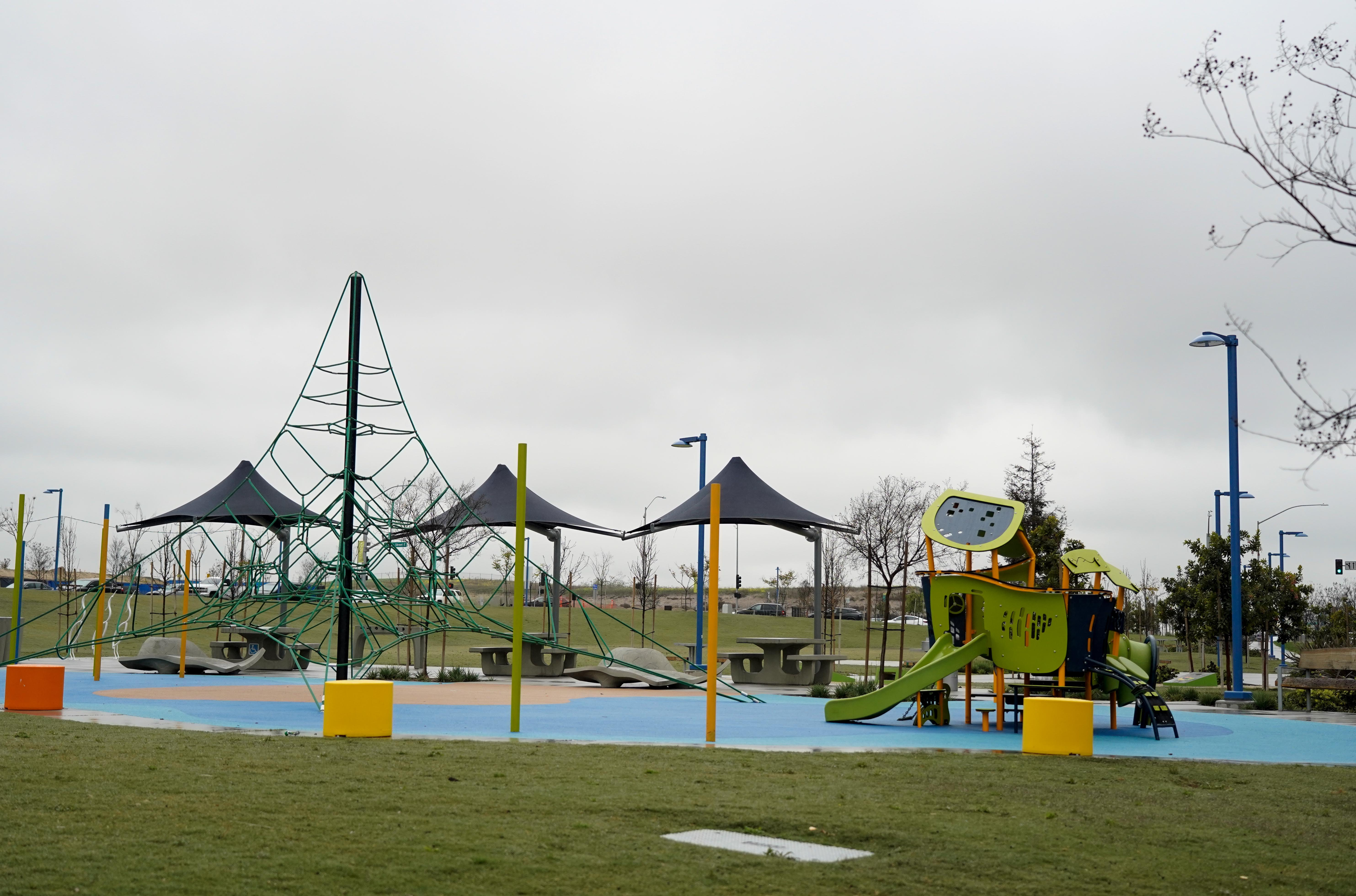 Central Square Park at Cota Vera in late March. (Alejandro...