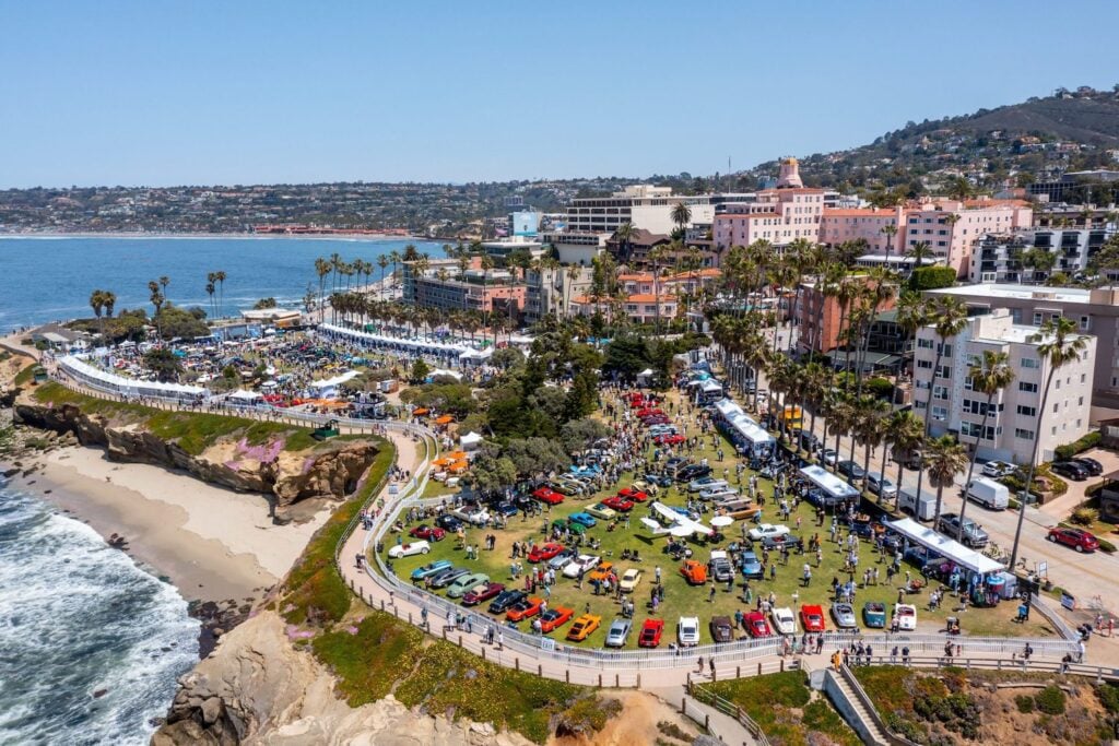 Things to do in San Diego this month, April 2025 featuring La Jolla Concours d’Elegance Car Show classic car show