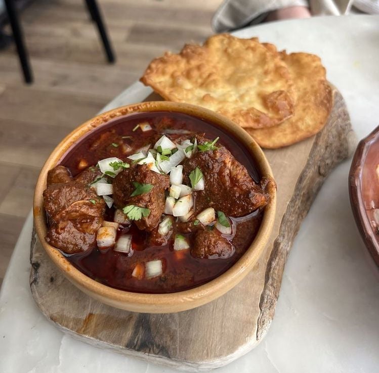 San Diego restaurant Wolf in the Woods in Mission Hills featuring the Carne Adovada dish