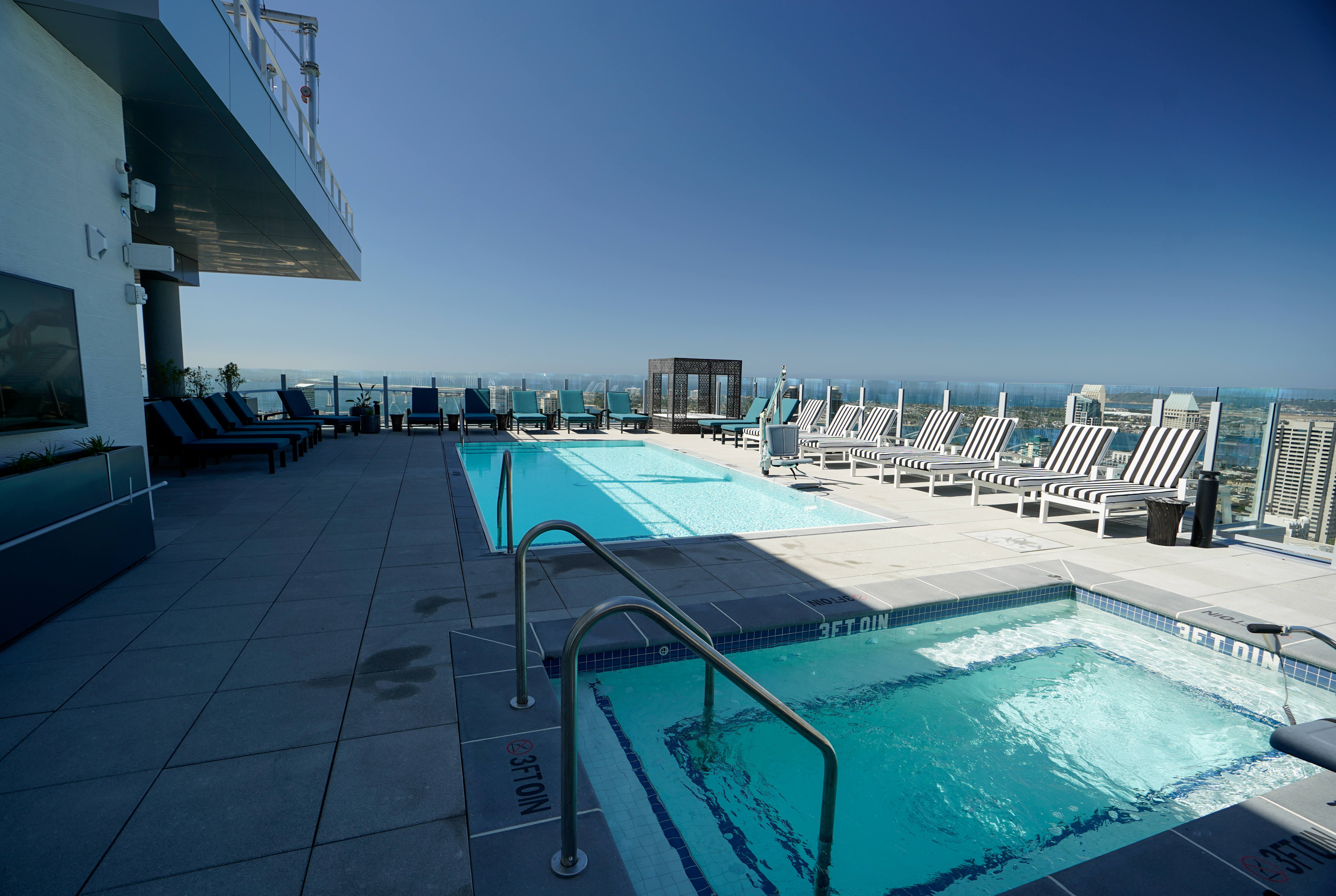 Up for a swim in the sky? San Diego’s highest pool completes construction