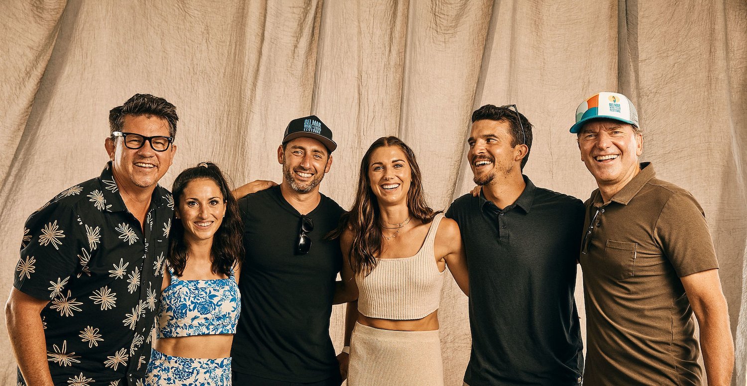 2025 Del Mar Wine + Food Festival event The 2025 Grand Tasting featuring celebrity guests Aidan Owens, Beau MacMillan, Brian Malarkey, Carlos Anthony, David Ramey, Eric Bost, Kelsey Murphy, Lauren Lawless, Rob Machado, The Grill Dads & More