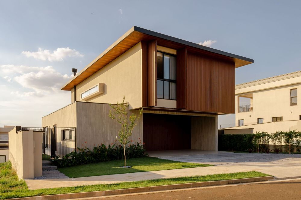 AL House Design by Tagua Arquitetura Angle view