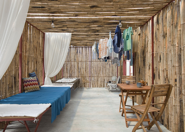 Low Cost House by Vo Trong Nghia Architects interior
