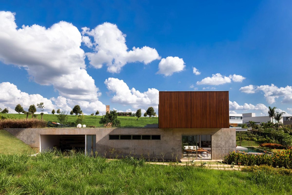 House Sao Pedro by FGMF In Brazil landscape