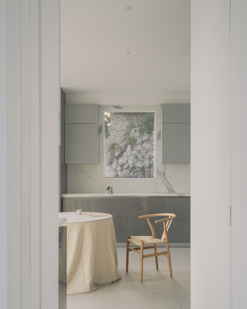Corfu House Stone kitchen area