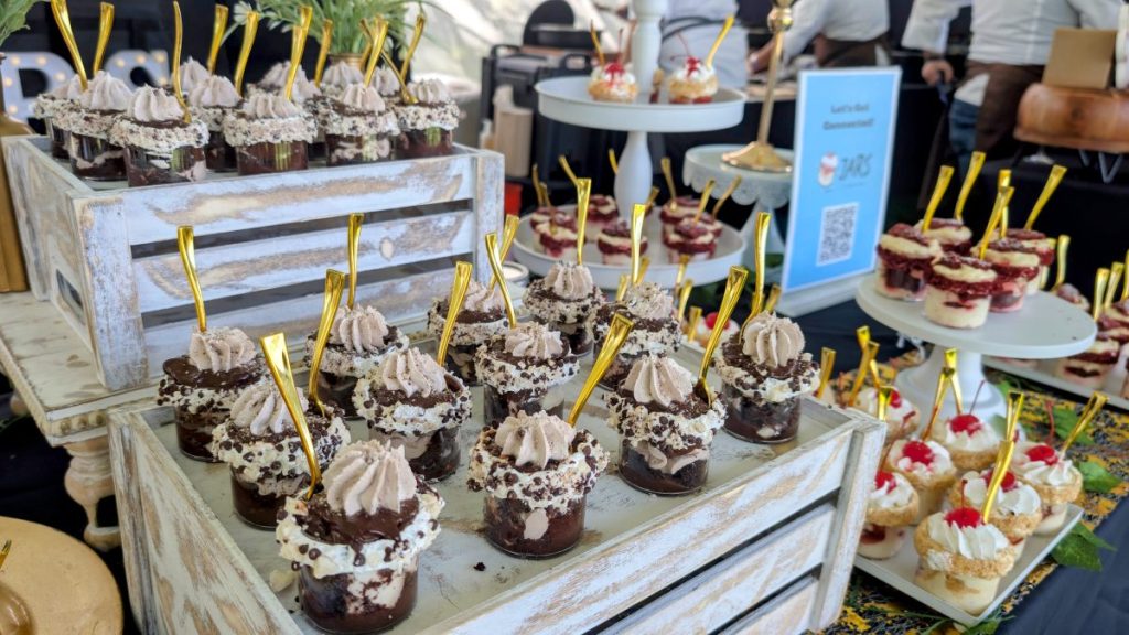 Dessert by Jars at Sommsation VIP Pavilion California Wine Festival Carlsbad