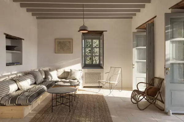 Steal This Look: A Laid-Back Living Room on Patmos, Greece,Alexa Hotz