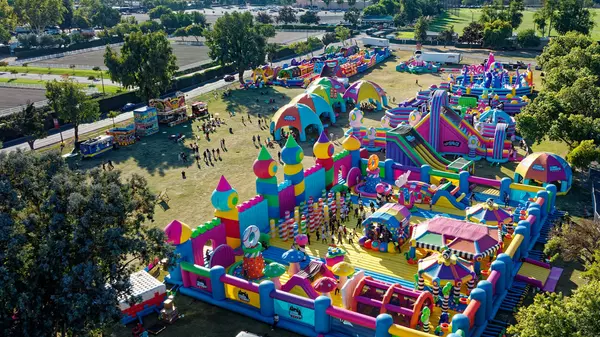 You Can Jump on the World&#8217;s Biggest Bouncy Castle in Calgary