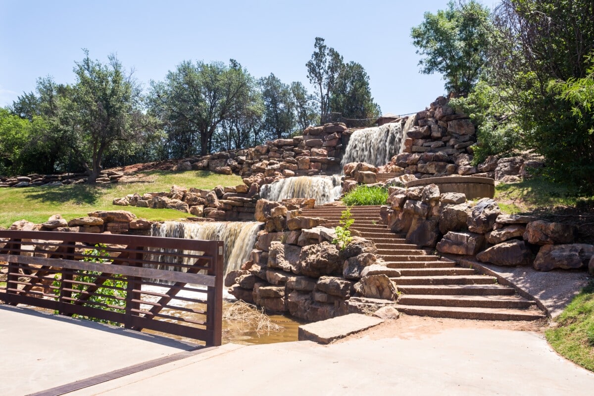 the falls at lucy park in wichita falls tx_Shutterstock