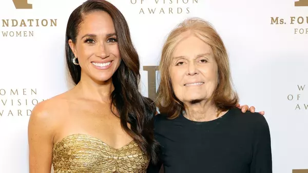 Meghan Markle Visits Gloria Steinem at Activist’s Iconic New York Home During Whirlwind Trip to the Big Apple With Prince Harry