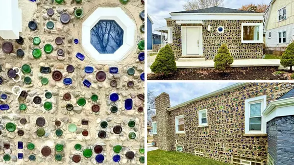 Historic Detroit House Made Out of 20,000 Glass Bottles Hits the Market for $350K After 4-Year Restoration