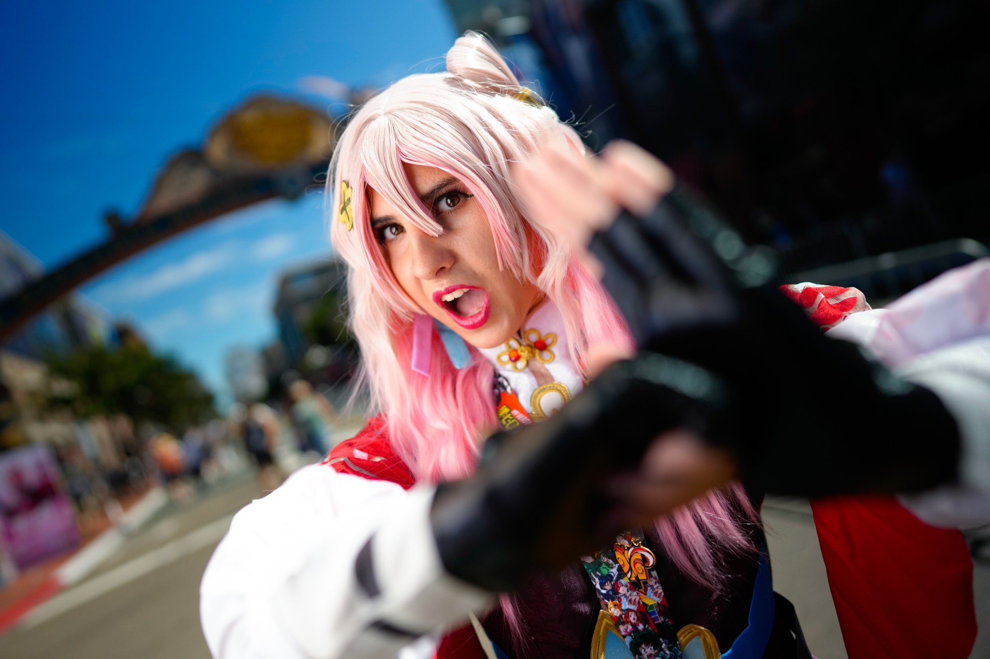 Molly Westfall of Phoenix, Arizona cosplayed march 7th at Comic-Con 2025 on Friday, July 25, 2025, in San Diego, CA. (Nelvin C. Cepeda / The San Diego Union-Tribune)