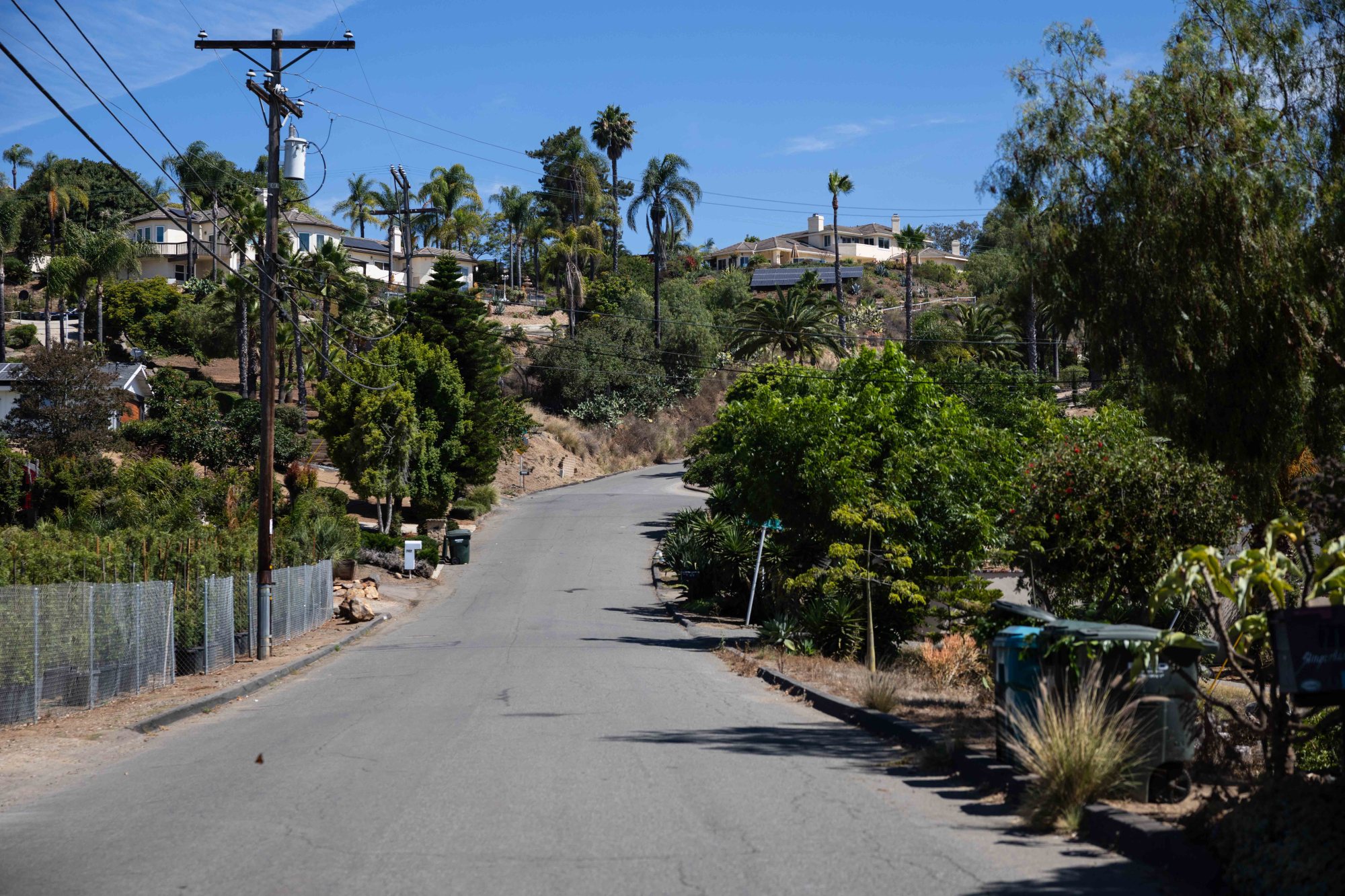 Steve Nowak lives in an unincorporated neighborhood of Vista, CA, Thursday, July 24, 2025. Amazon has been charging a higher tax on his purchases that should only be used for residents within the city of Vista. (Zoë Meyers / For The San Diego Union-Tribune)
