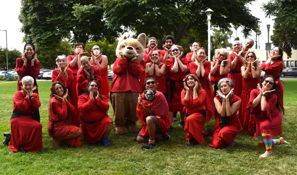 Kate Bush fans recreate her ‘Wuthering Heights’ dance in Pacific Beach