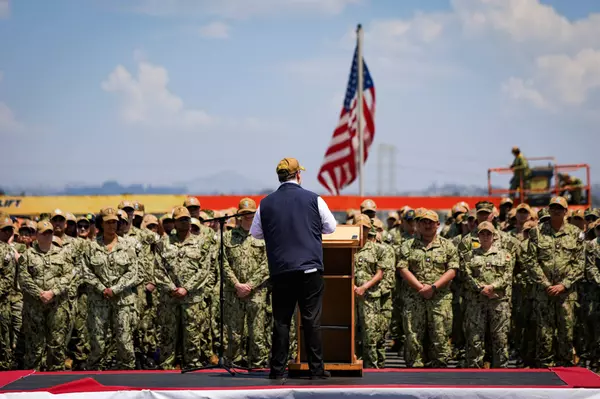New Navy secretary bemoans state of the fleet in San Diego speech