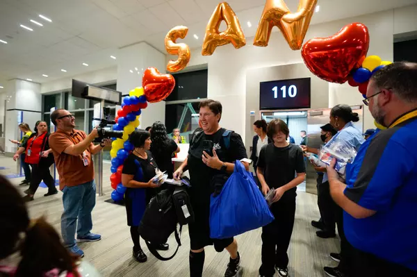 Photos:  First flights into Terminal 1