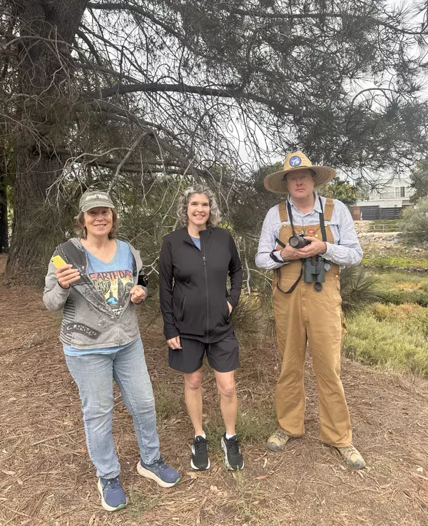 Friends of Rose Creek log birds, plants for Biodiversity Day