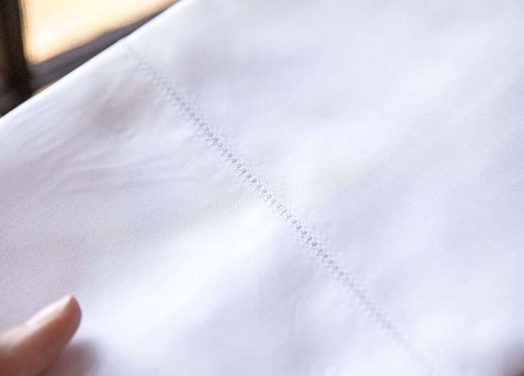 sferra giza sheet hemstitch detail 14
