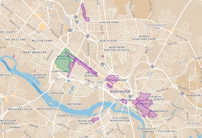 OldAndHistoricDistrictsMap